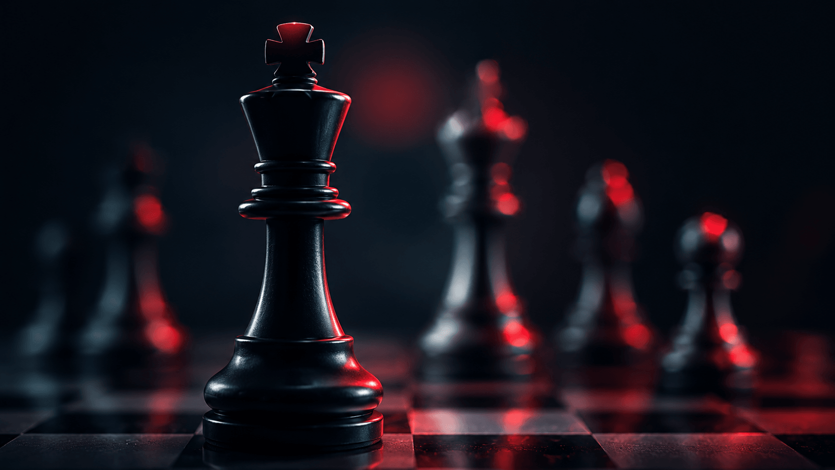 Pieza de ajedrez como símbolo de estrategia y crecimiento