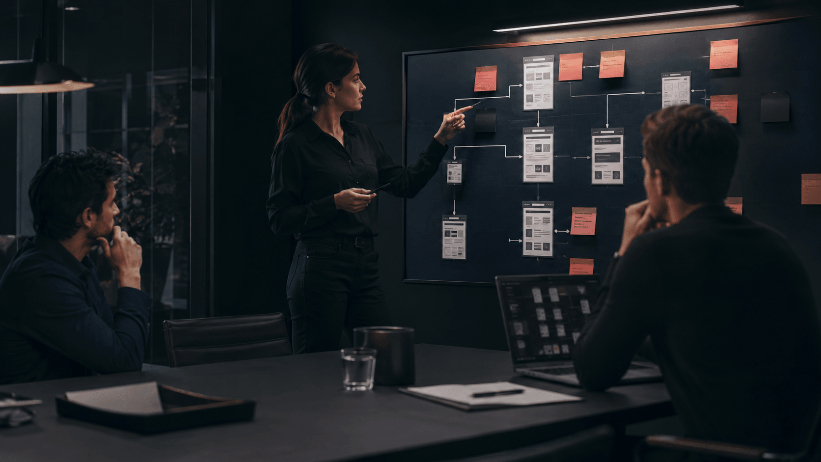 Equipo trabajando en arquitectura SEO y estructura de contenidos